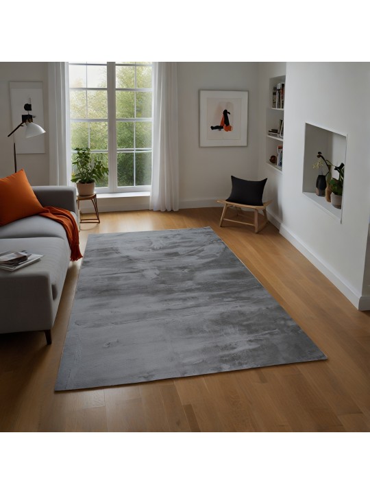 Χαλί  Shaggy Solid Smokey Γκρι 160x230cm CRP160-288