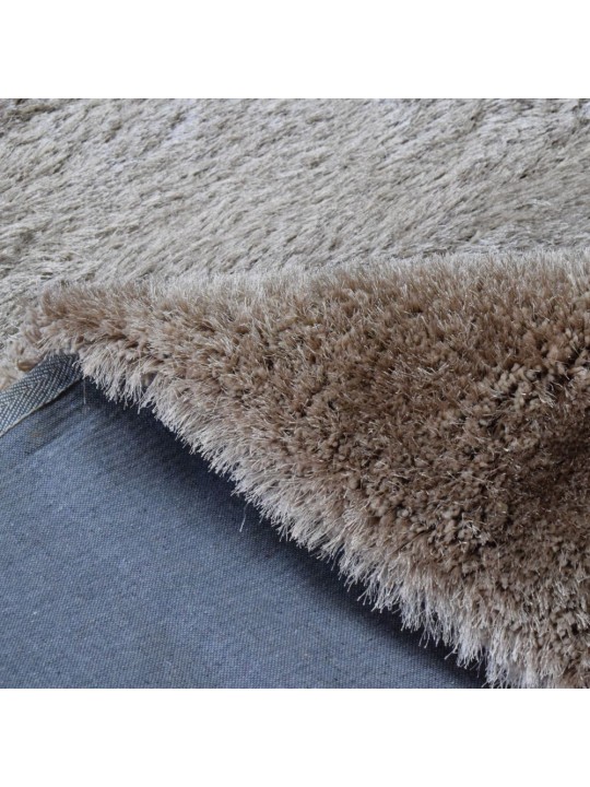 Χαλί  Shaggy Solid Brownish Γκρι 160x230cm CRP160-304