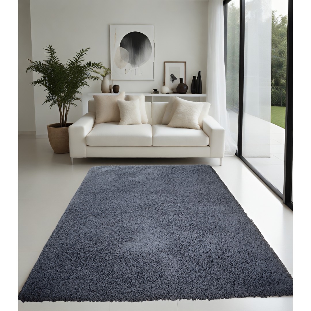 Χαλί  Shaggy Solid Ανθρακί 160x230cm CRP160-310