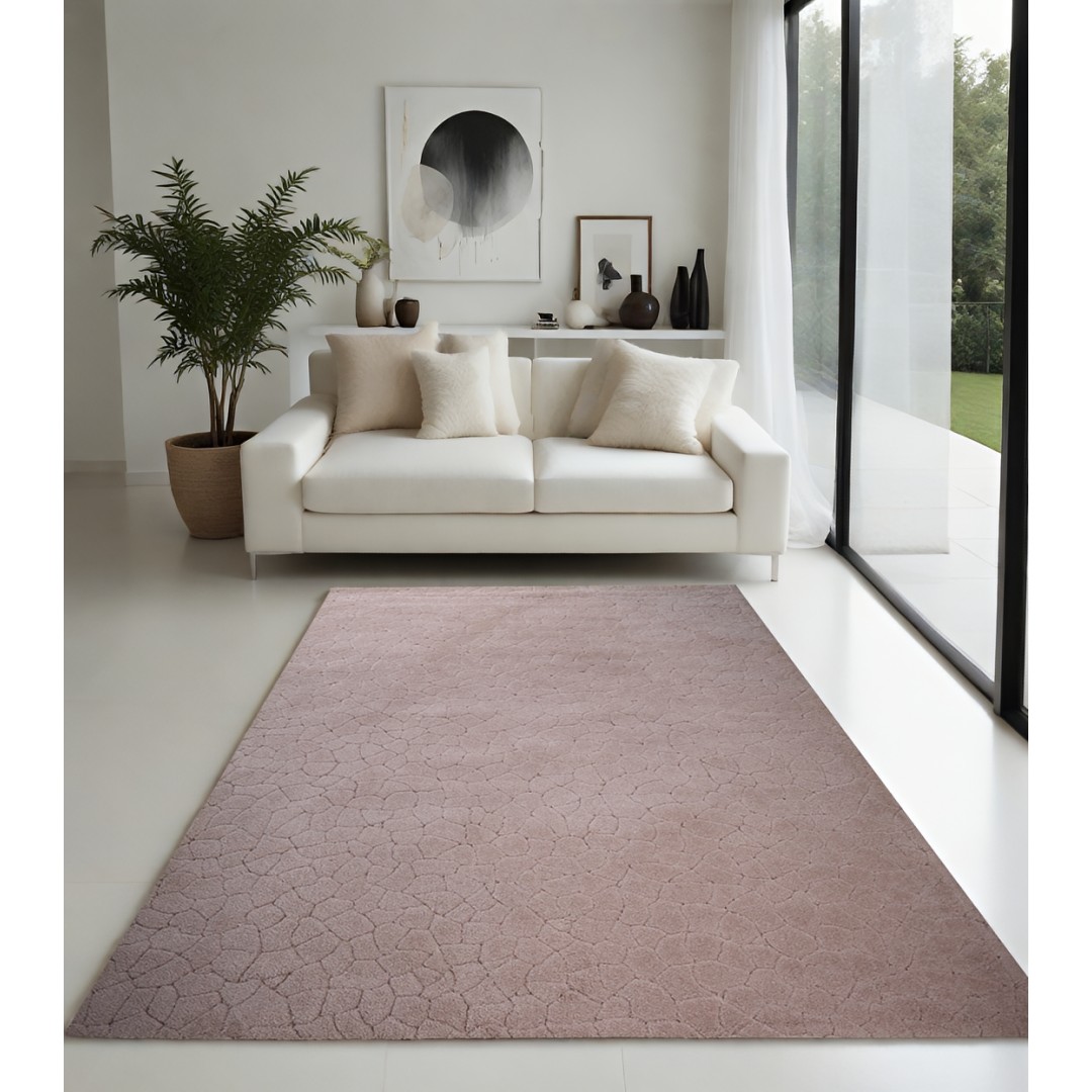 Χαλί  Shaggy Solid Ροζ 160x230cm CRP160-312