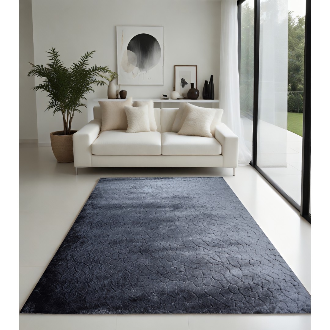 Χαλί  Shaggy Solid Shuttle Γκρι 160x230cm CRP160-313