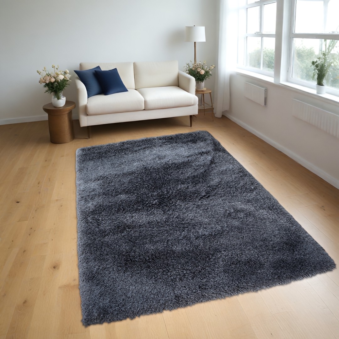 Χαλί  Shaggy Solid Shuttle Γκρι 160x230cm CRP160-323