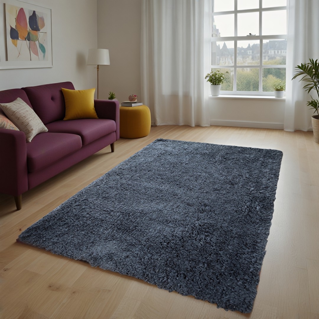 Χαλί  Shaggy Solid Shuttle Γκρι 160x230cm CRP160-328