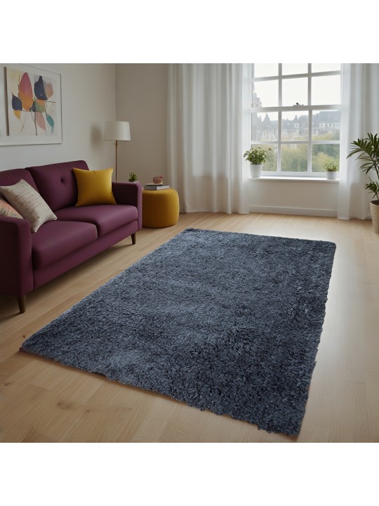 Χαλί  Shaggy Solid Shuttle Γκρι 160x230cm CRP160-328