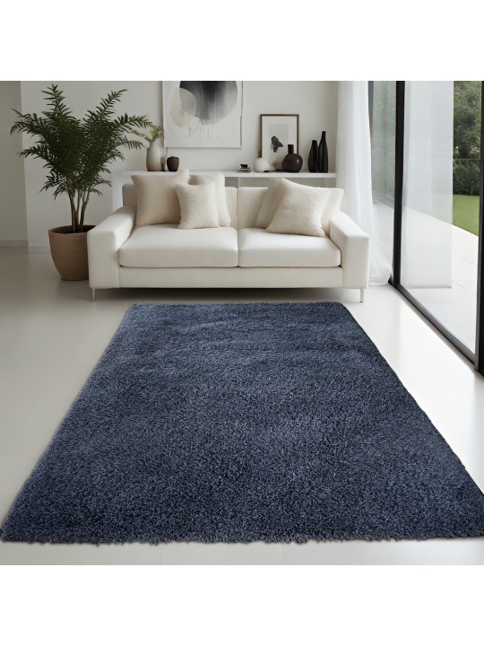 Χαλί  Shaggy Solid Smoekey Γκρι 160x230cm CRP160-329