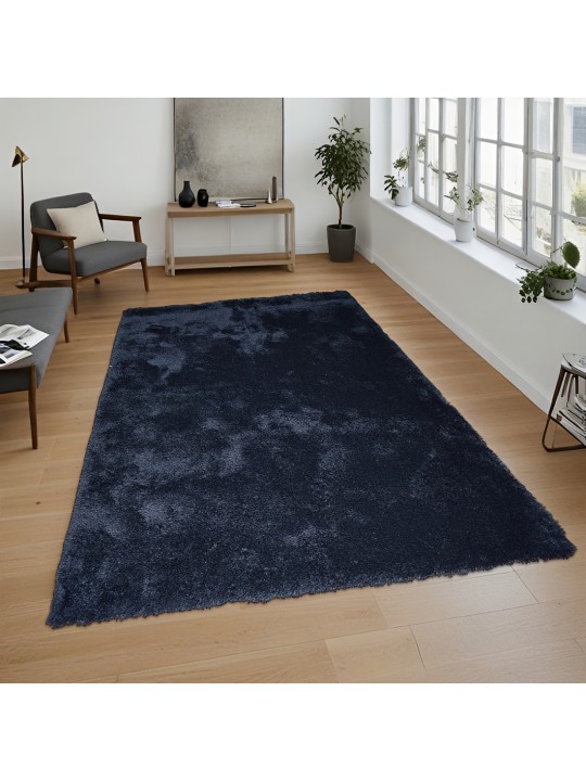 Χαλί  Shaggy Solid Almost Μαύρο 160x230cm CRP160-334