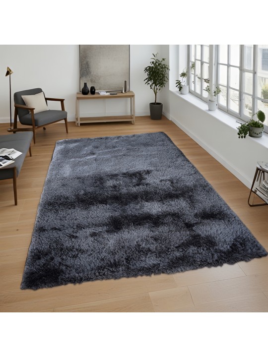 Χαλί  Shaggy Solid Smokey Γκρι 160x230cm CRP160-337