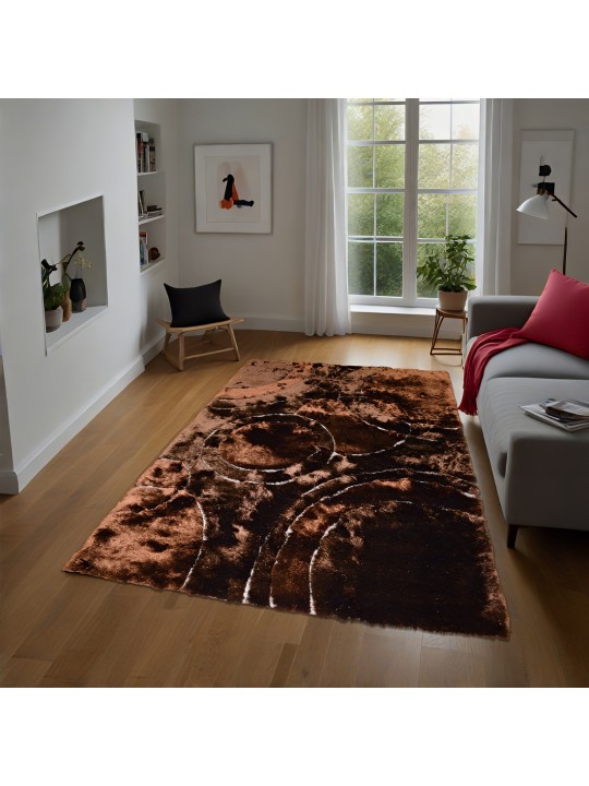 Χαλί Shaggy Chic Εμπριμέ 160x230cm CRP160-344