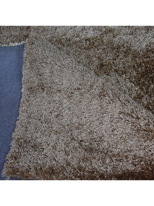 Χαλί  Shaggy Solid Γκρι- Καφέ 160x230cm CRP160-345