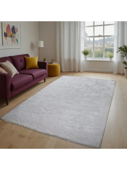 Χαλί  Shaggy Solid Cloud Γκρι 160x230cm CRP160-35