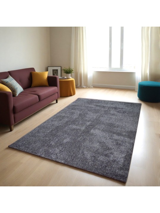 Χαλί  Shaggy Solid Smokey Γκρι 160x230cm CRP160-52