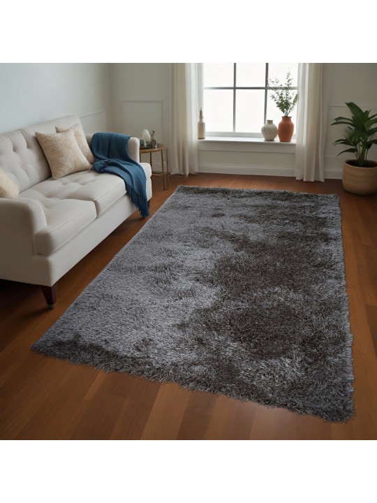 Χαλί  Shaggy Solid Τobacco Καφέ 160x230cm CRP160-89