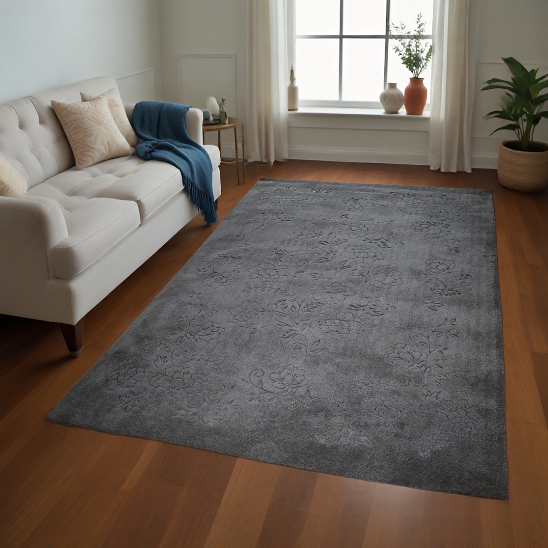 Χαλί  Shaggy Solid Shuttle Γκρι 60x230cm CRP160-91