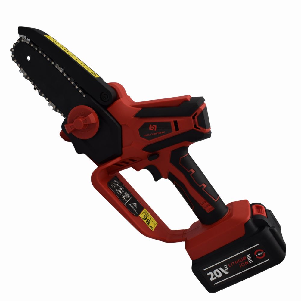 Κλαδευτικό Αλυσοπρίονο Mini Chainsaw 20V με 2 Μπαταρίες 4Ah + Δώρο Σέτ Λάμα - Αλυσίδα και Βαλιτσάκι Μεταφοράς DH20V-4AH