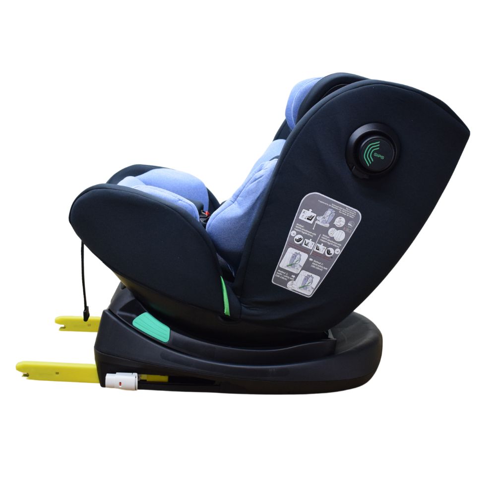 Καθισματάκι Αυτοκινήτου Safety 360° isofix 0-36 kg i-size για ύψος 40cm έως 150cm Μαύρο-Μπλέ BCS61-BLEU