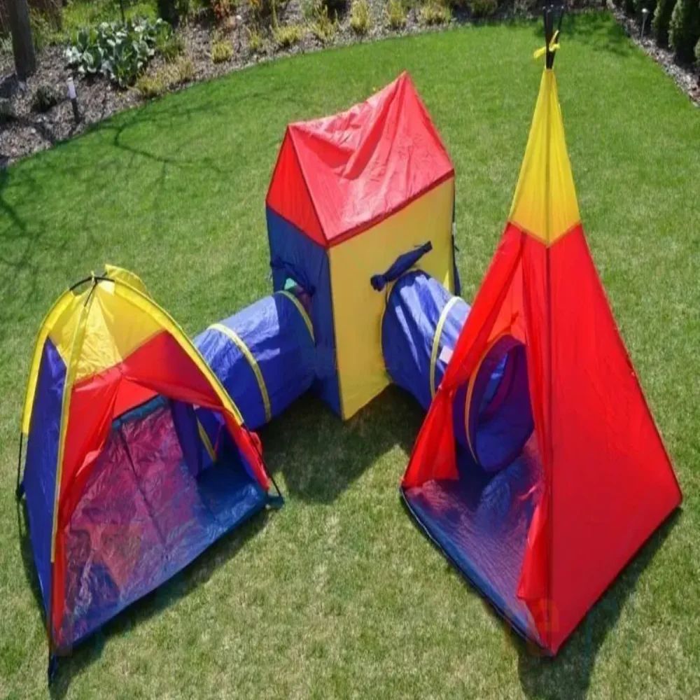 Παιδικός Παιδότοπος Παιχνιδιού Giant Playtent Set 5 σε 1 Παιδική Σκηνή - Ινδιάνικη - Igloo -  Σπιτάκι - Τούνελ 8906